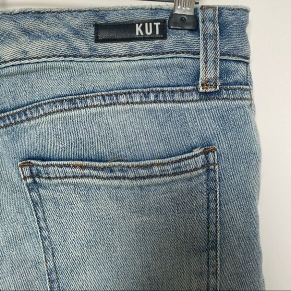 Kut From the Kloth | Catherine Ripped High Waist Slim Boyfriend Jeans In Variety - Picture 13 of 13